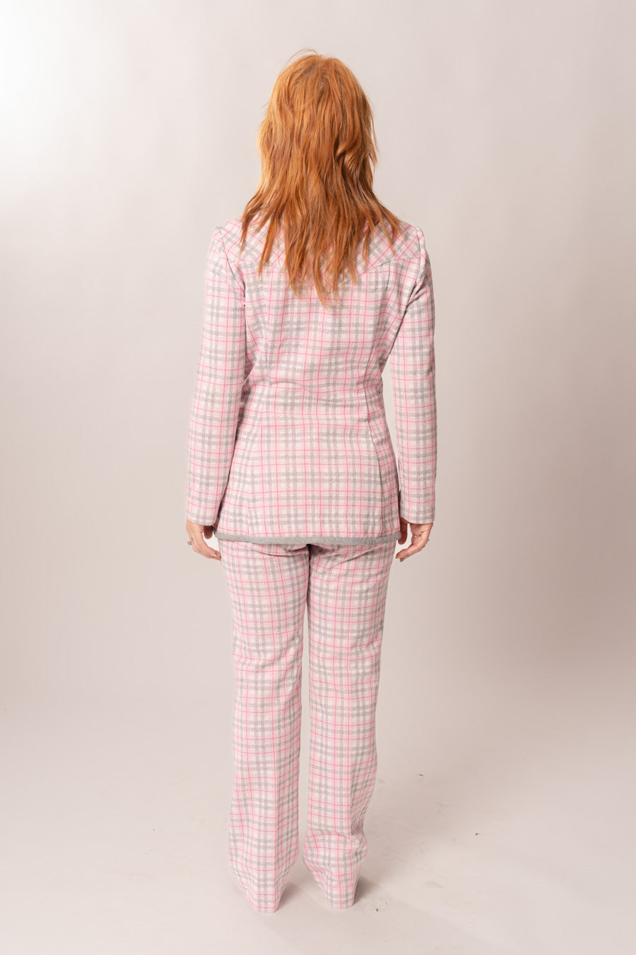 1960’s H Bar C Pink Plaid Pants Suit