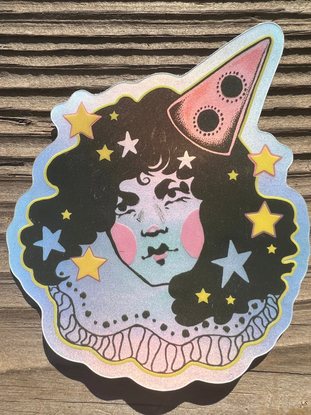 3 Inch Sticker Glam Clown