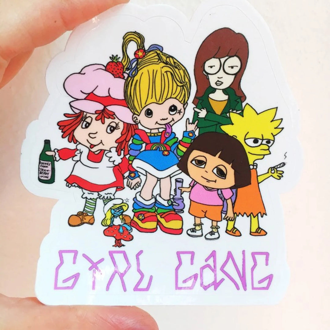 3.5 Inch Sticker Girl Gang