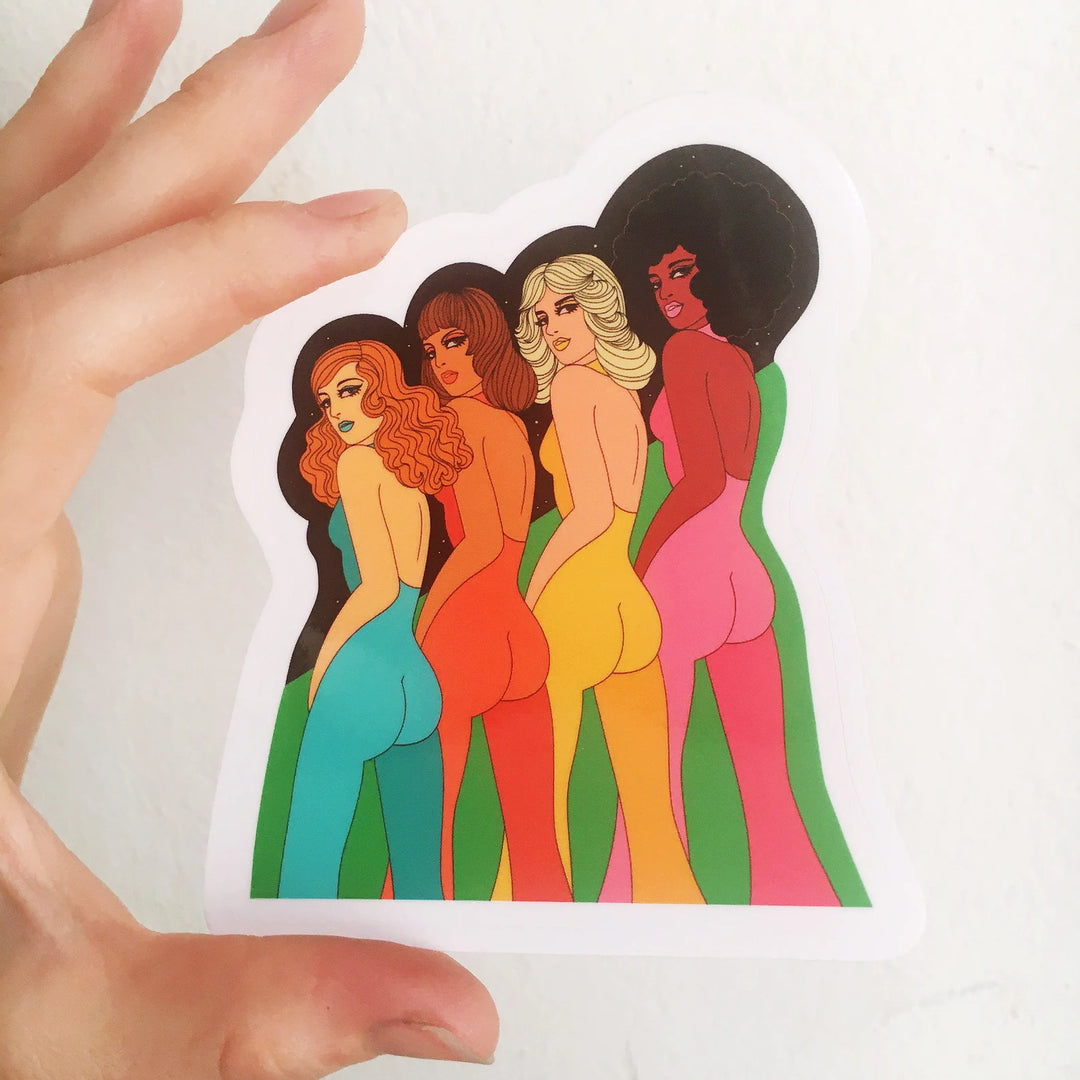 3.5 Inch Sticker Disco Divas