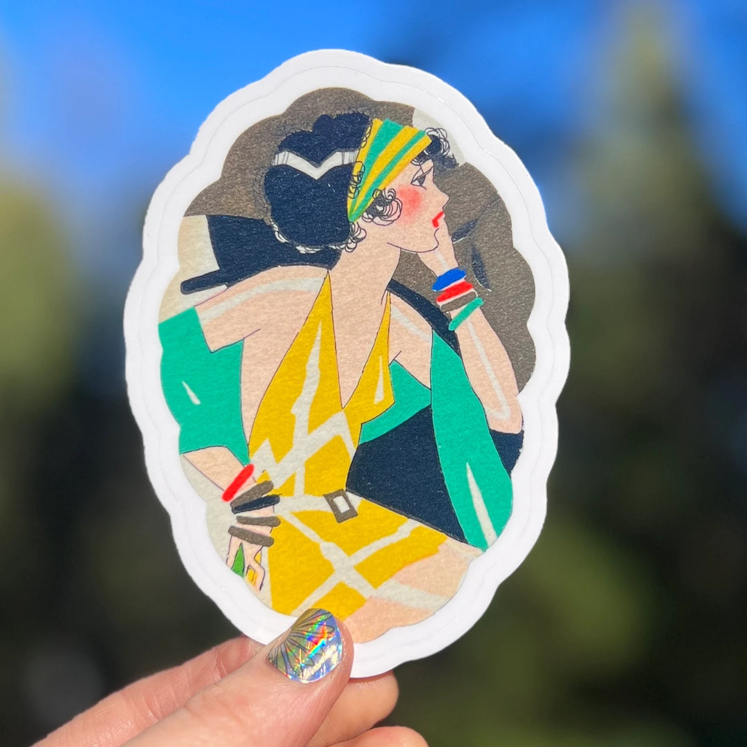 3 Inch Sticker Flapper Babe