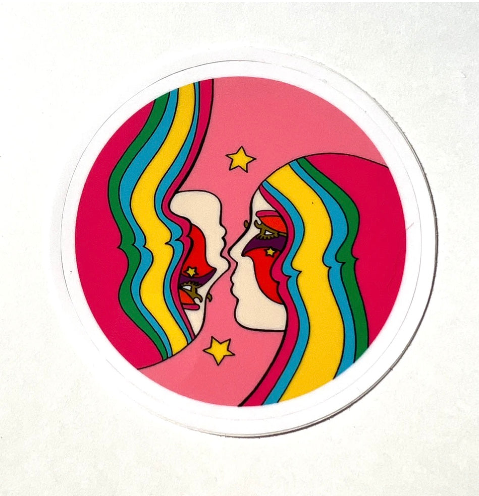 3 Inch Sticker Cosmic Twins