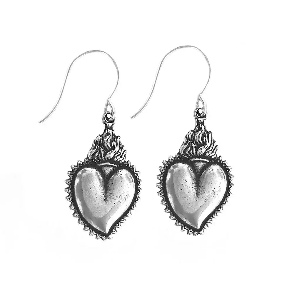 Tara Gasparian Flaming Heart Earring
