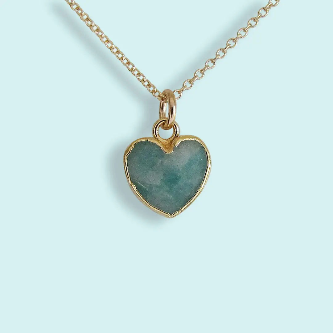 Ornamental Things Heart of Stone Amazonite Necklace