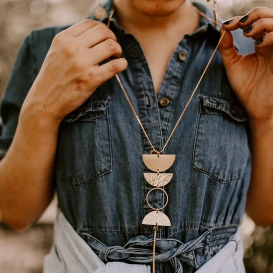 Flatwood Fawn Phases of Women Necklace