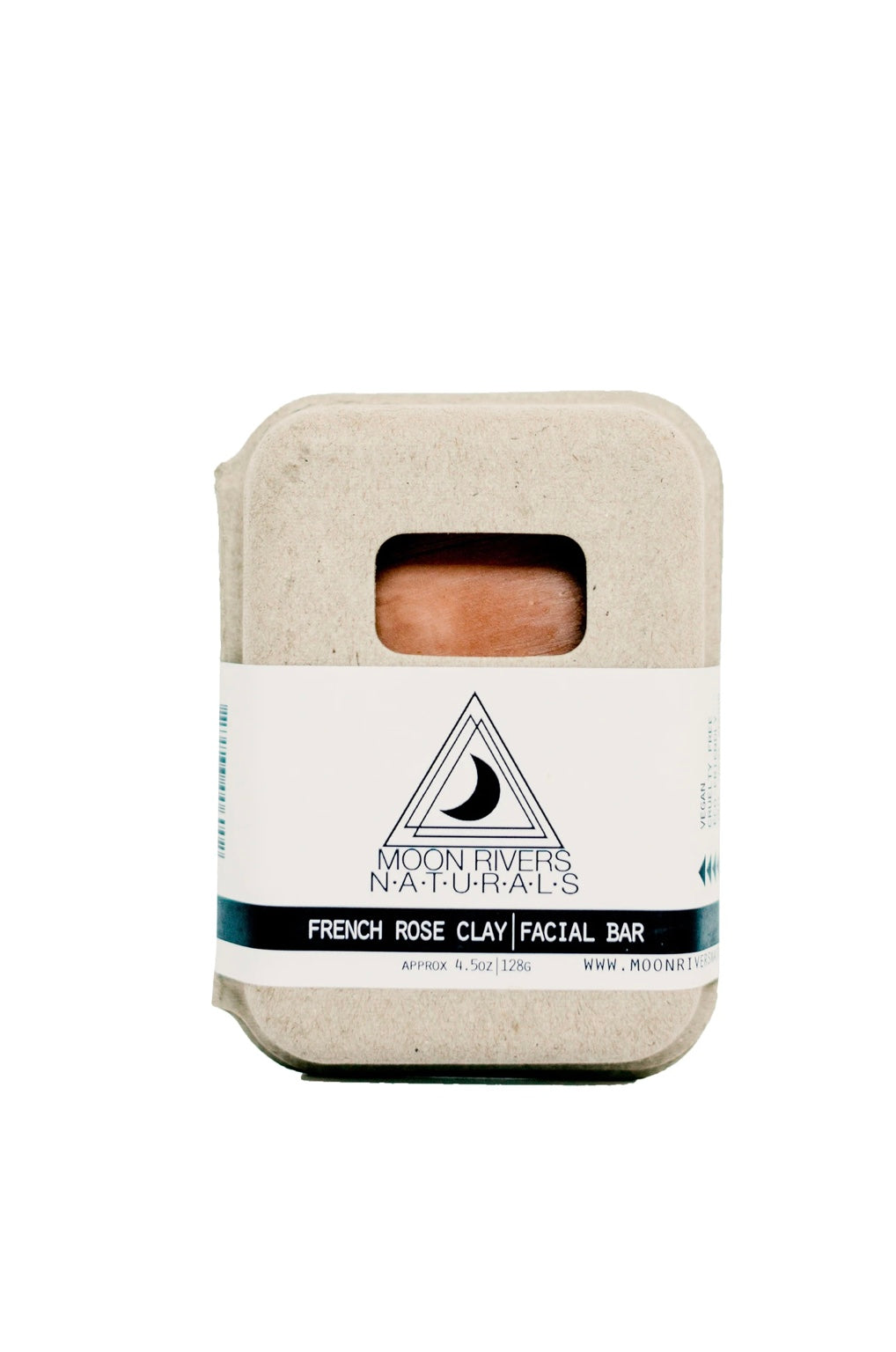 Moon Rivers Naturals Soap French Rose Clay Facial Bar