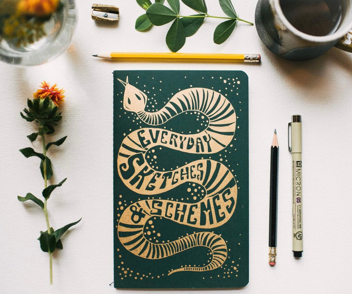 Rainbow Vision Sneaky Snake Notebook
