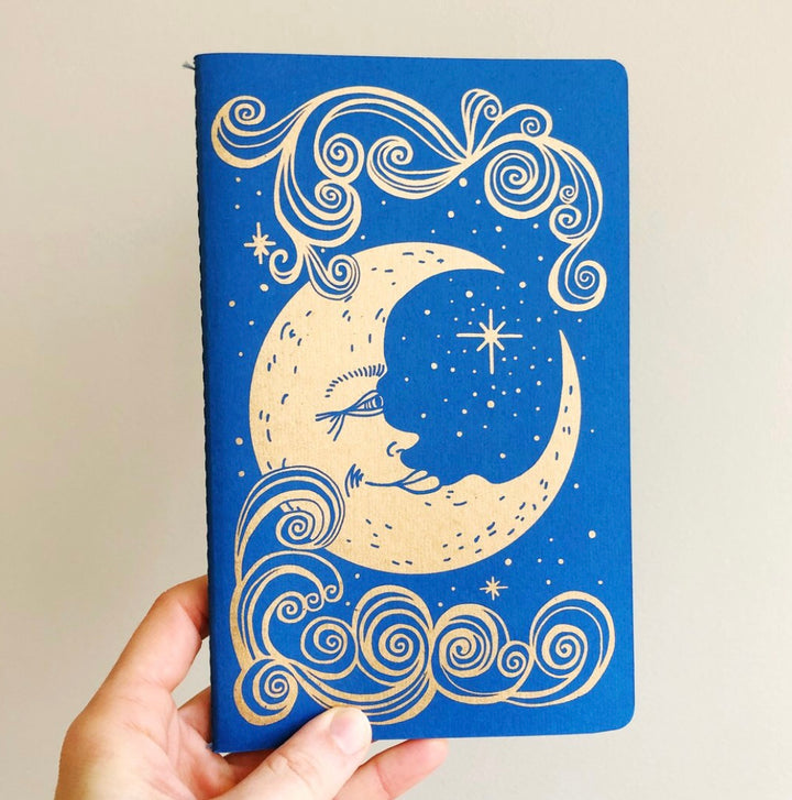 Rainbow Vision Moon Notebook