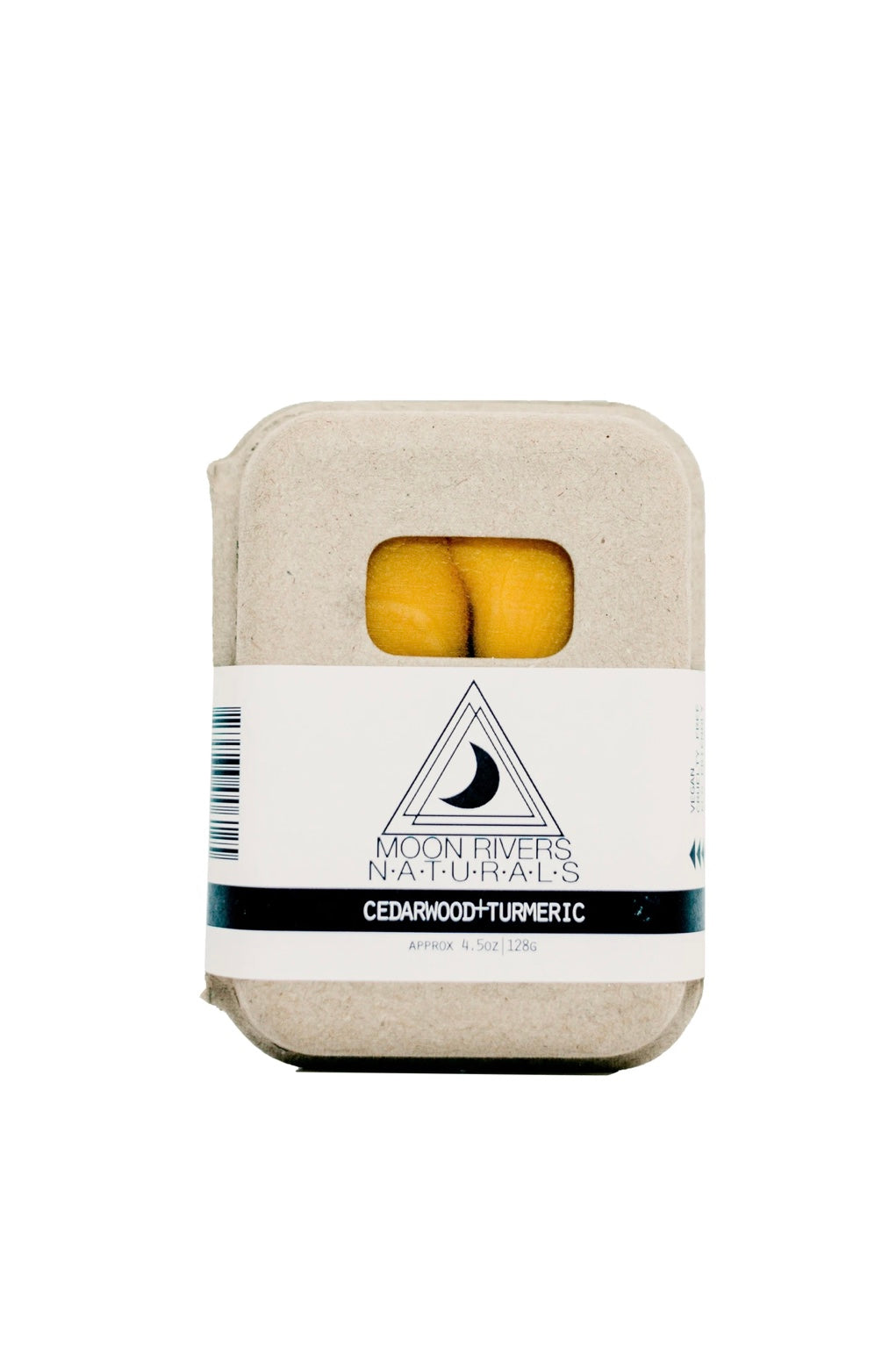 Moon Rivers Naturals Soap Cedarwood + Turmeric Bar