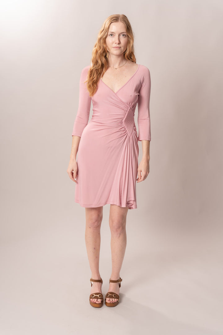 Y2K Just Cavalli Pink Ruched Dress