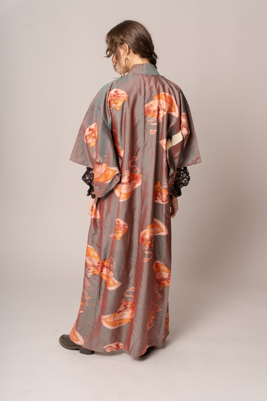 1950’s Iridescent Floral Kimono