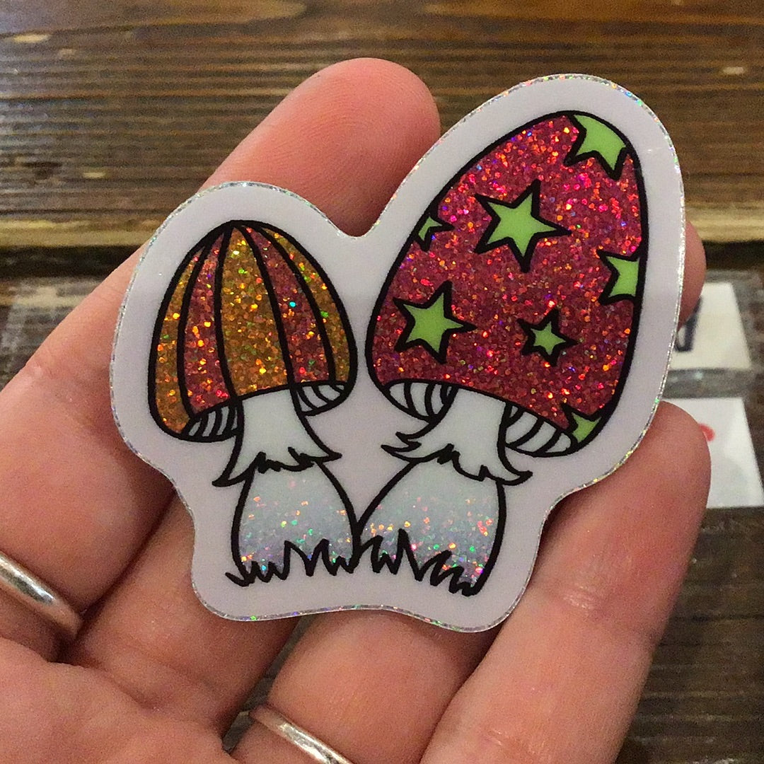 Mini Mushrooms Sticker