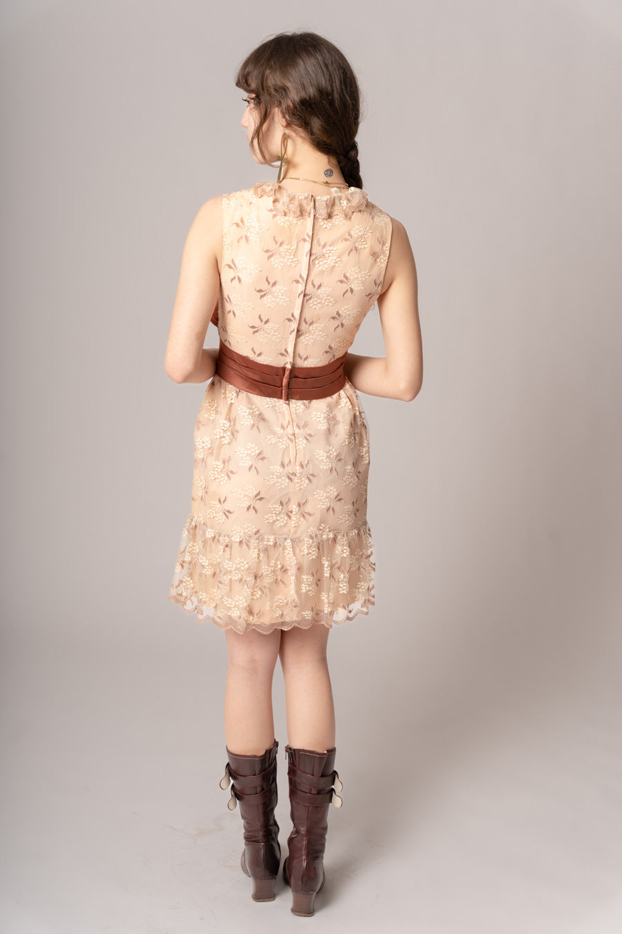 1960’s Copper Lace Mini Dress