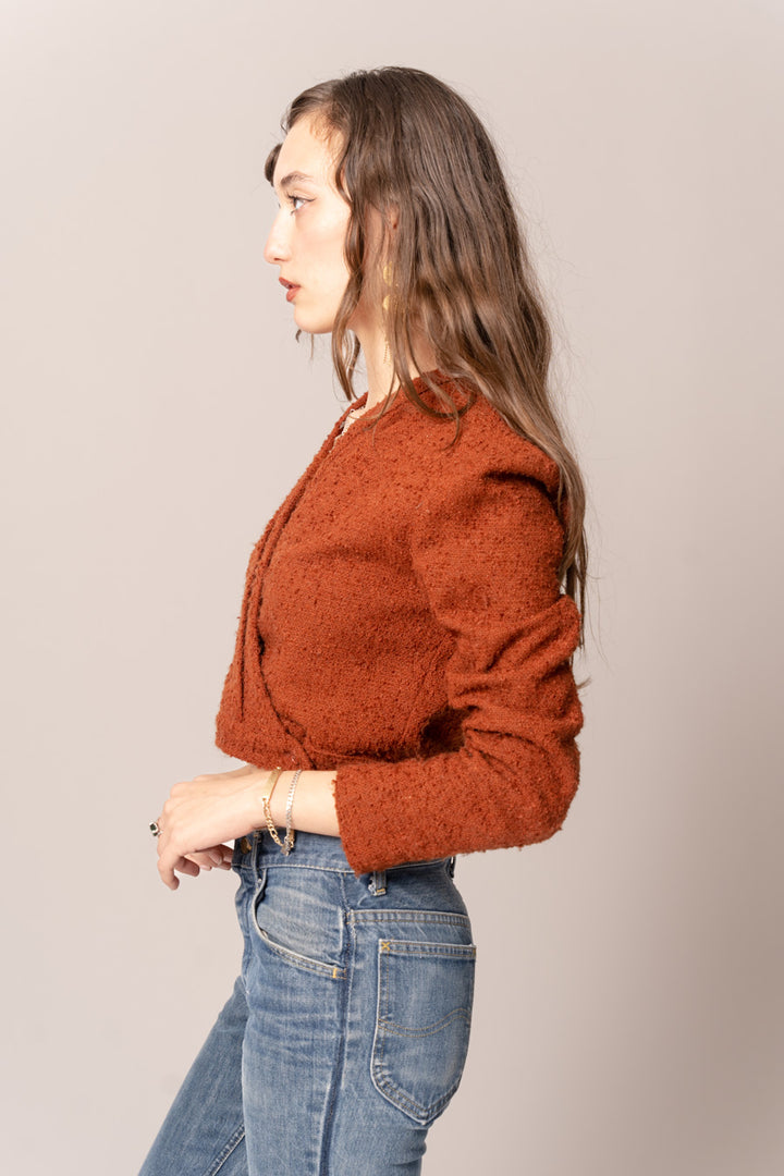 1970’s Cropped Rust Sweater