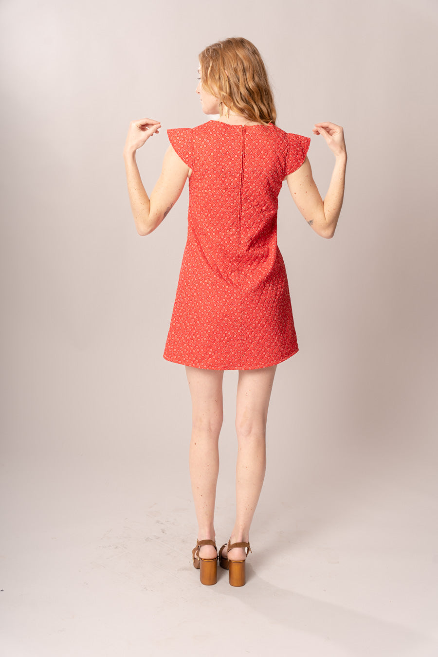 1970’s Red Quilt Mini Dress