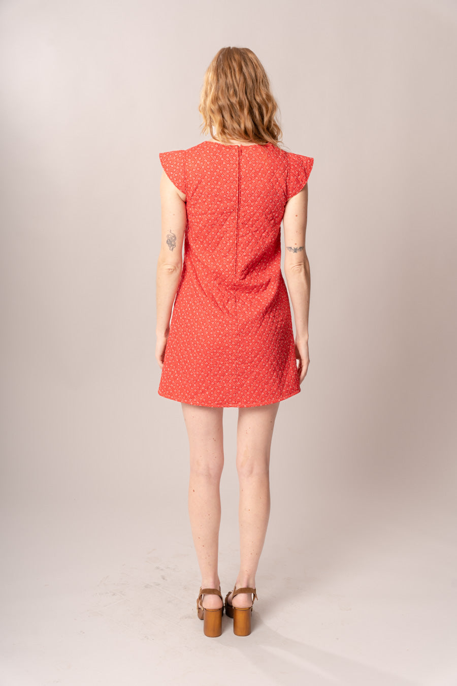 1970’s Red Quilt Mini Dress