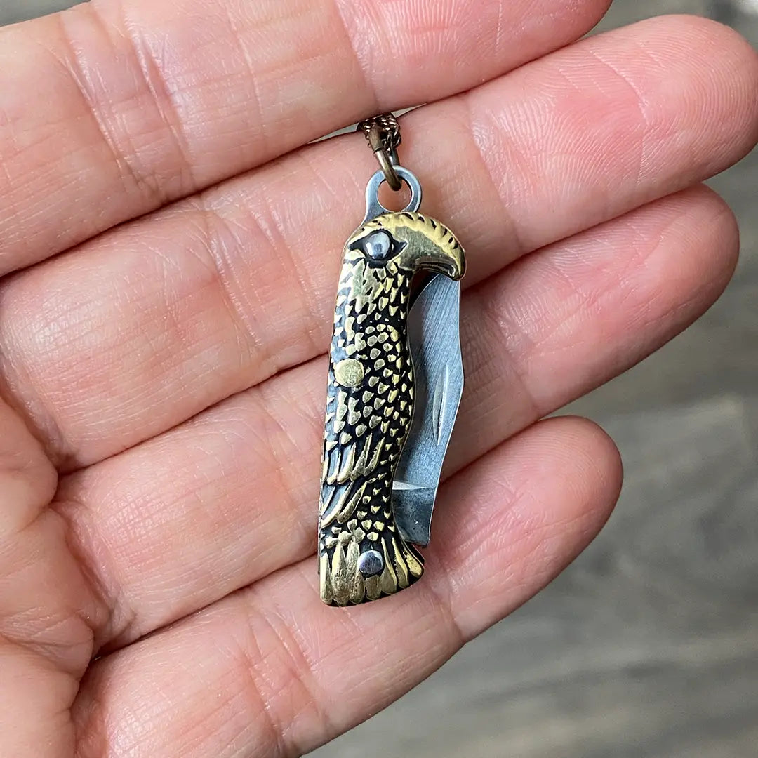 Ornamental Things Bird Knife Necklace