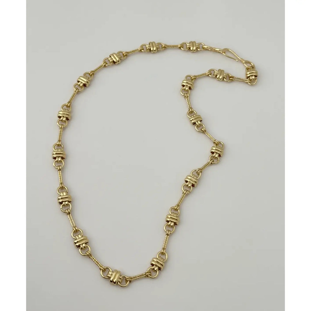 Tramps + Thieves Magnolia Chain Link Necklace