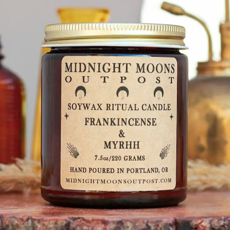 Midnight Moons Outpost Frankincense & Myrhh Candle
