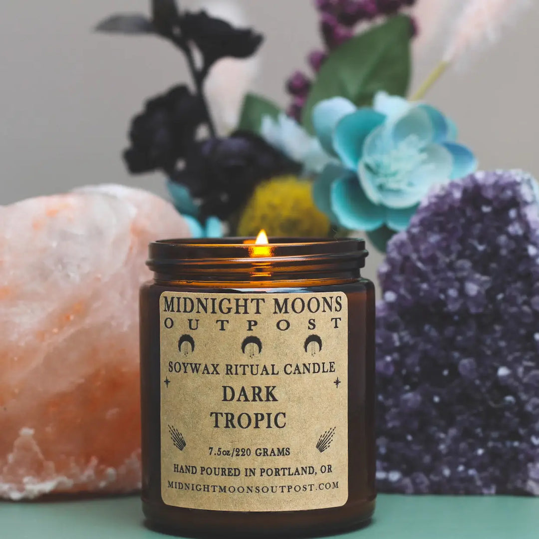 Midnight Moons Outpost Dark Tropic Candle