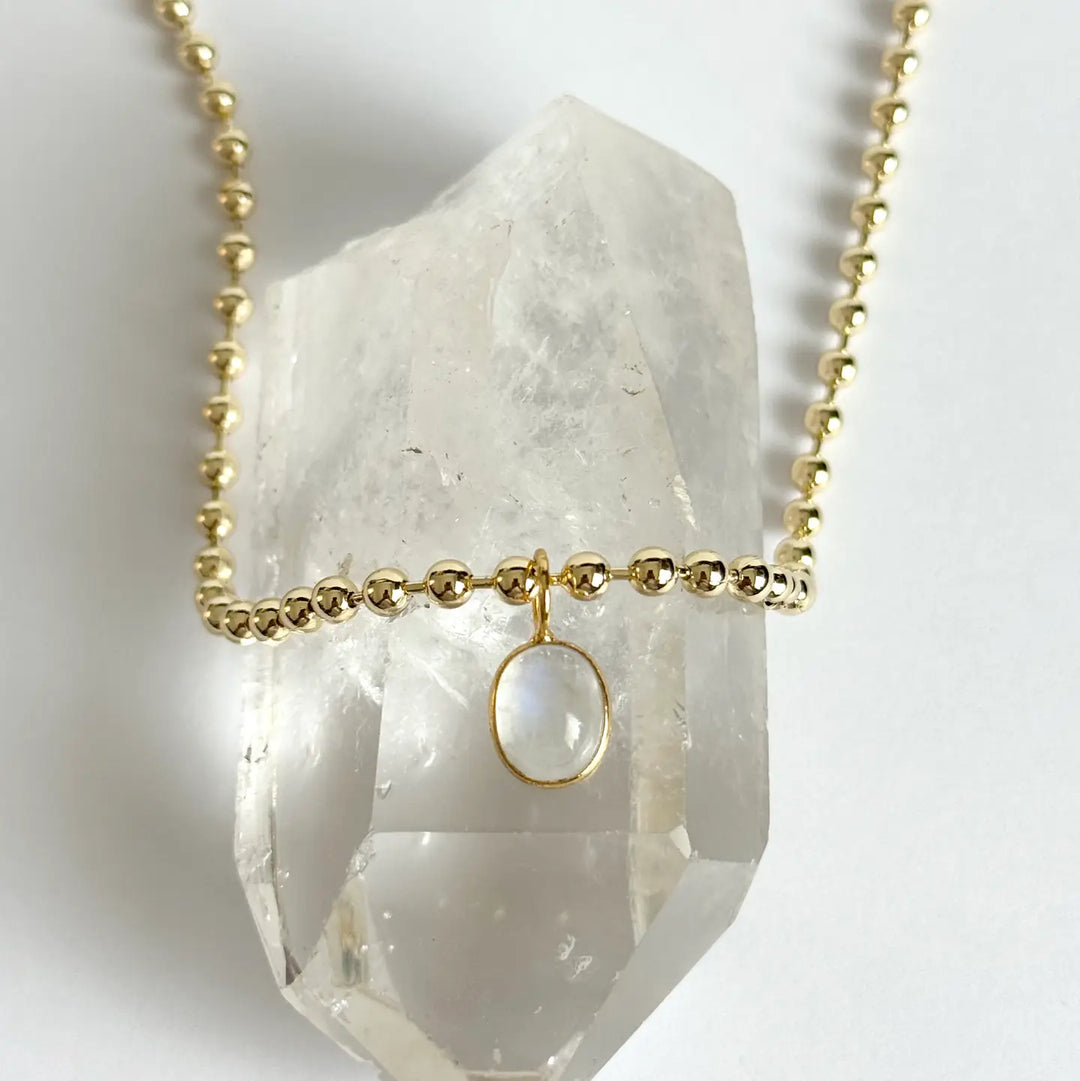 Tramps + Thieves Moonstone Necklace