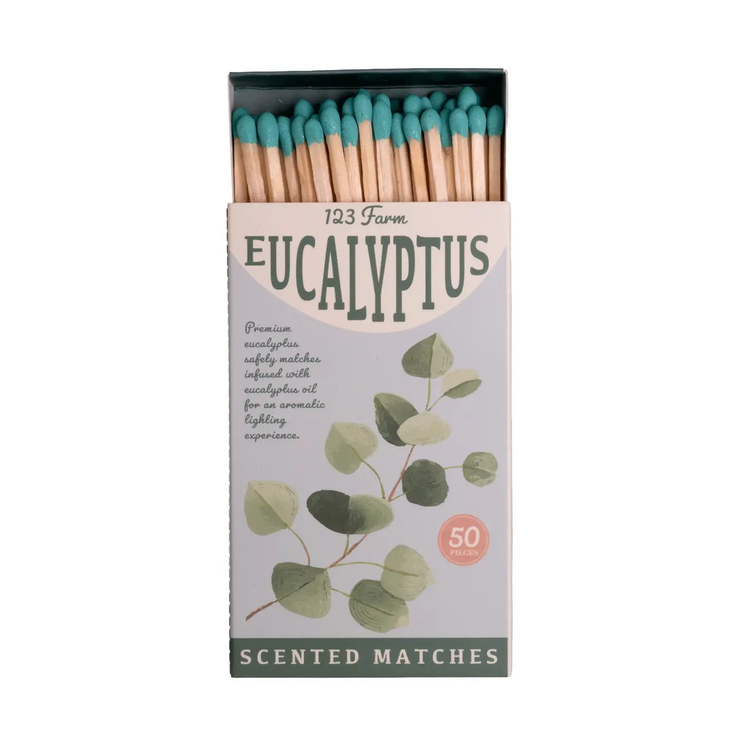 123 Farm Scented Matches Eucalyptus