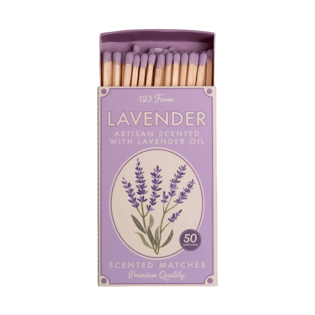 123 Farm Scented Matches Lavender