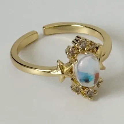Tramps + Thieves Little Opal Star Ring