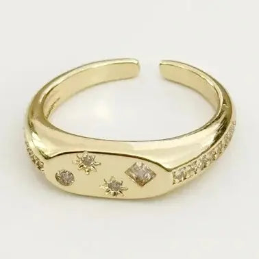 Tramps + Thieves Celeste Signet Ring
