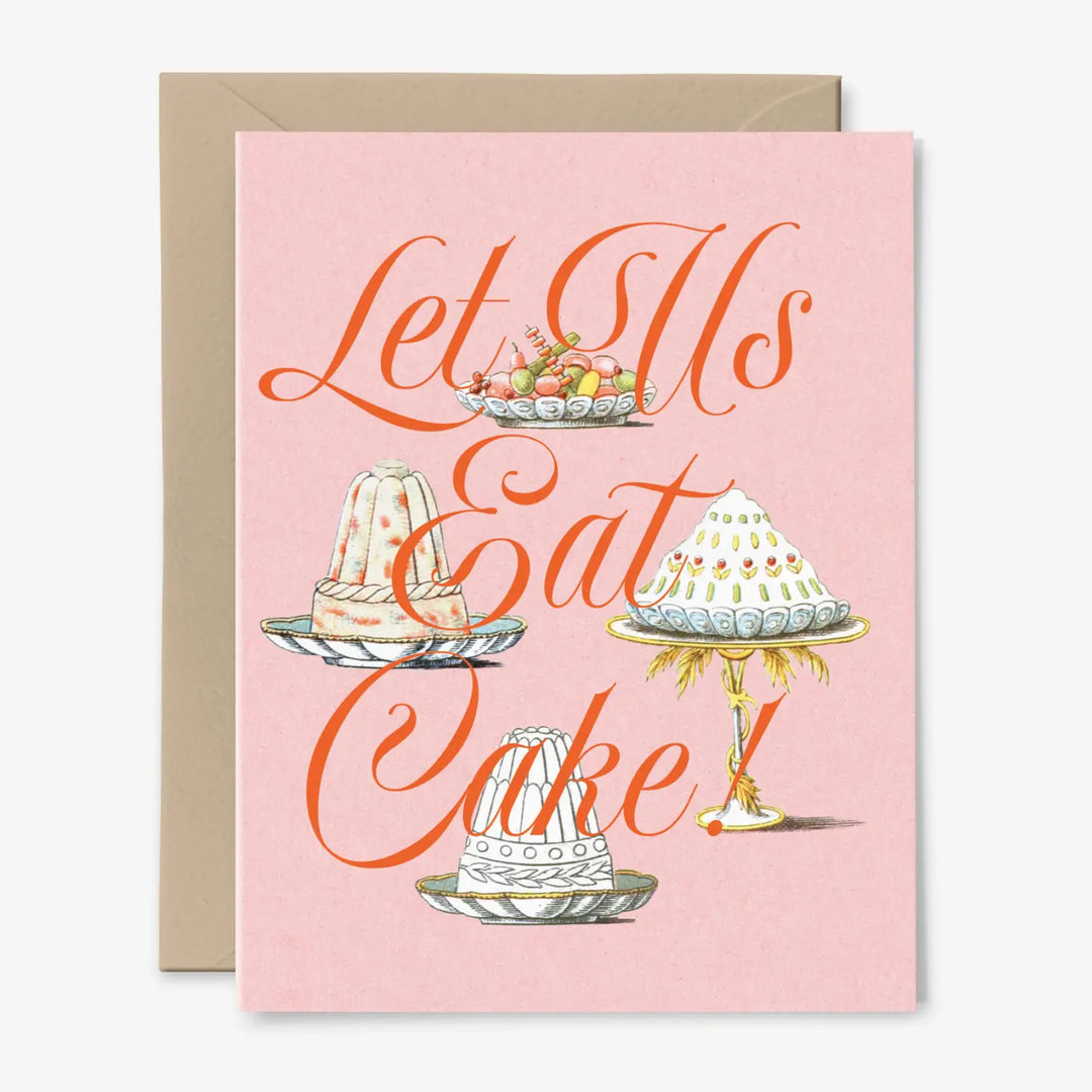 Hemlock House Let Us Eat Cake Card