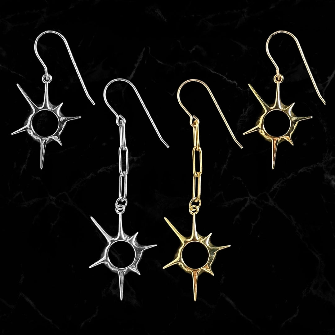 While Odin Sleeps Tenebris Earrings