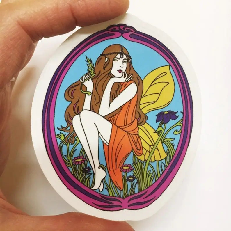 4 Inch Sticker Fairy Whimsigoth