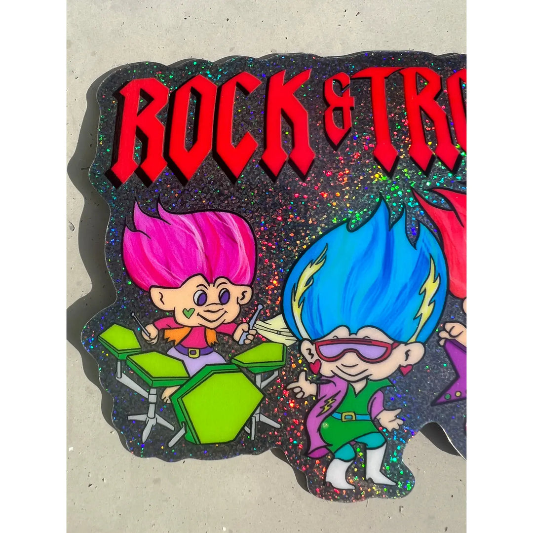 4 Inch Sticker Rock & Troll