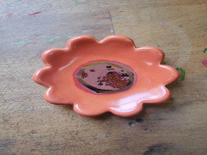 Curious Clay Small Flower Ring Dish