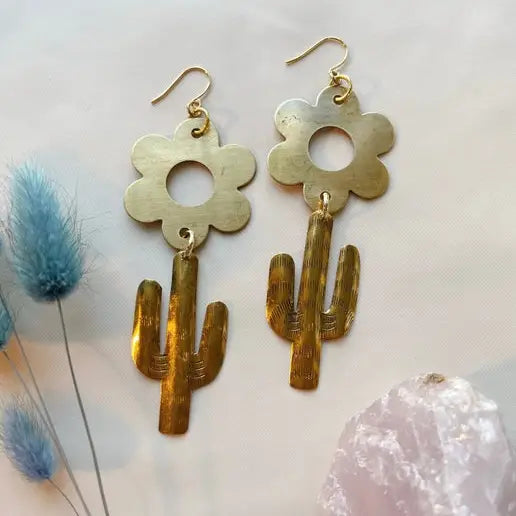 Flatwoods Fawn Desert Daisy Earrings