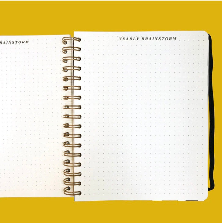 Rainbow Vision Sun Face Open-Dated Planner
