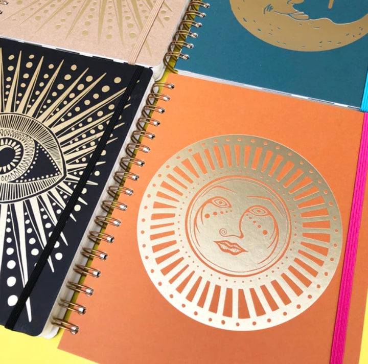 Rainbow Vision Sun Face Open-Dated Planner