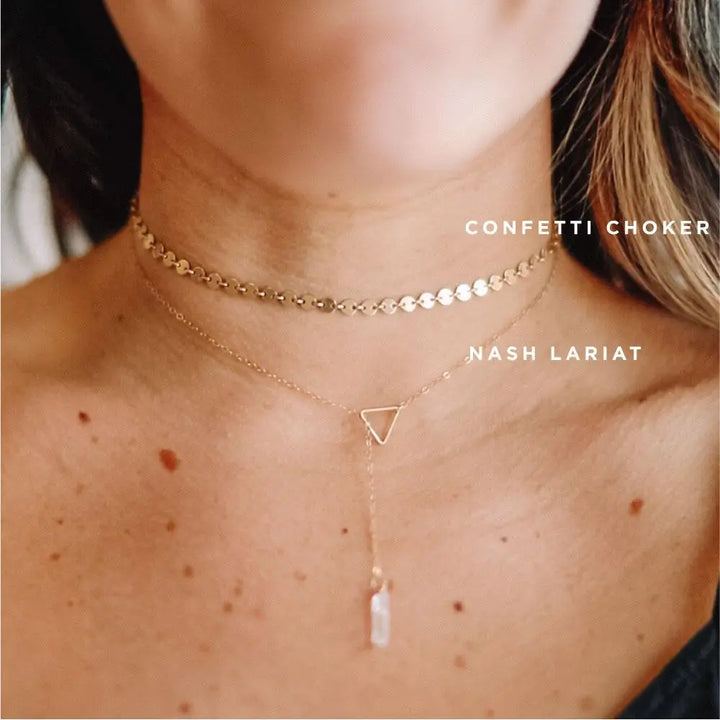 Hello Adorn Nash Lariat Necklace