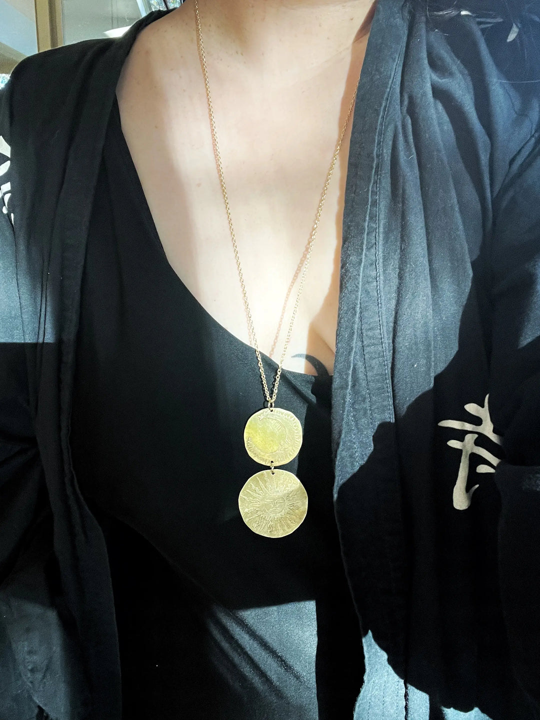 Storm + Stress Sun and Moon Necklace